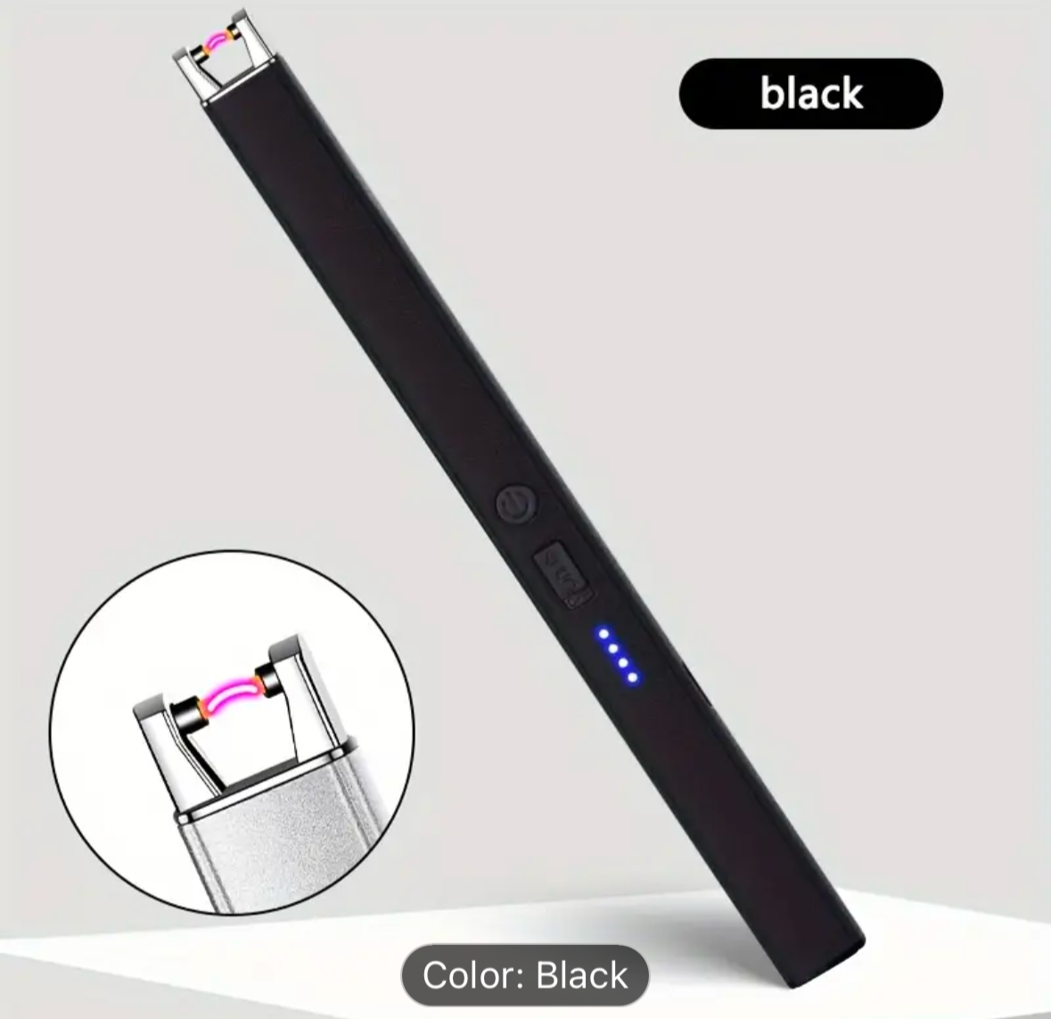 Electric Candle Lighter Windproof & Flameless with USB Rechargeable Battery