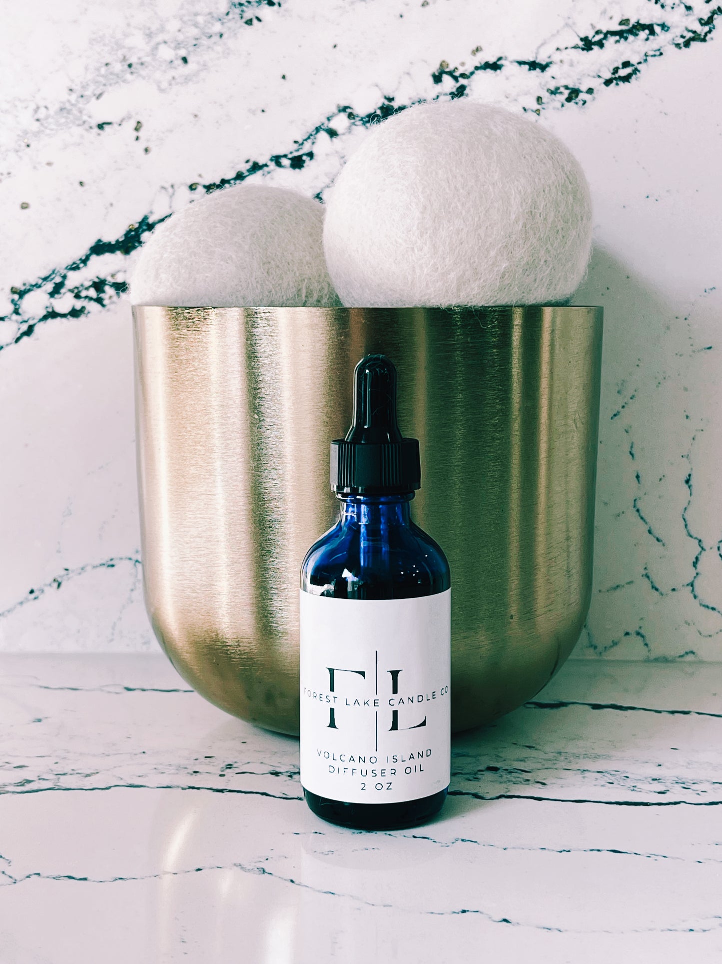 Dryer Balls and Diffuser Oil Set