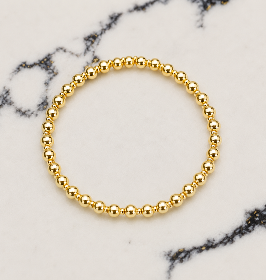 14k Gold Filled Bracelet 5mm with 2mm
